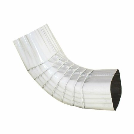 SPECTRA GUTTER SYSTEMS 2 x 3 in. A-Elbow, White 3AELRTW